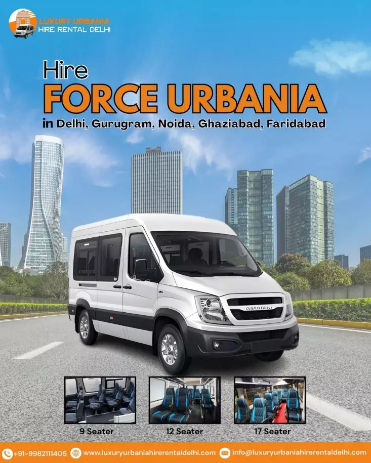 Luxury Force Urbania Rental in Delhi – Travel in Comfort and Style