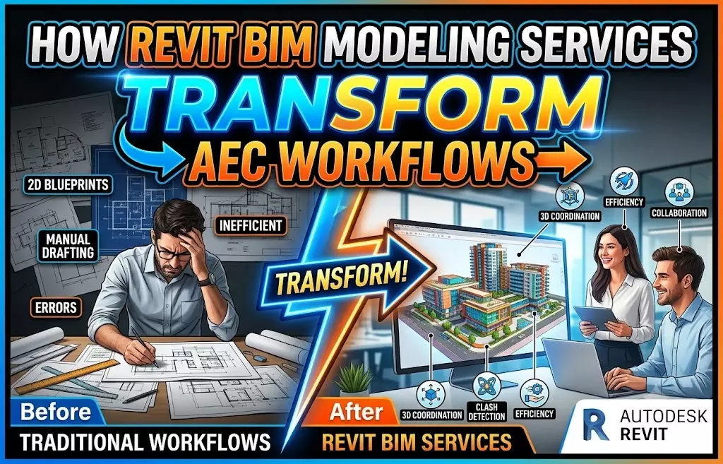 How Revit BIM Modeling Services Transform AEC Workflows