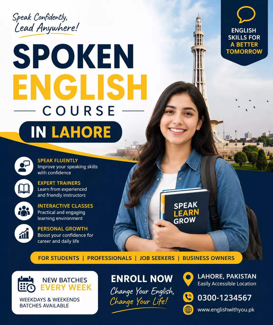 What is a Spoken English Course in Lahore and How Does It Help Learners?