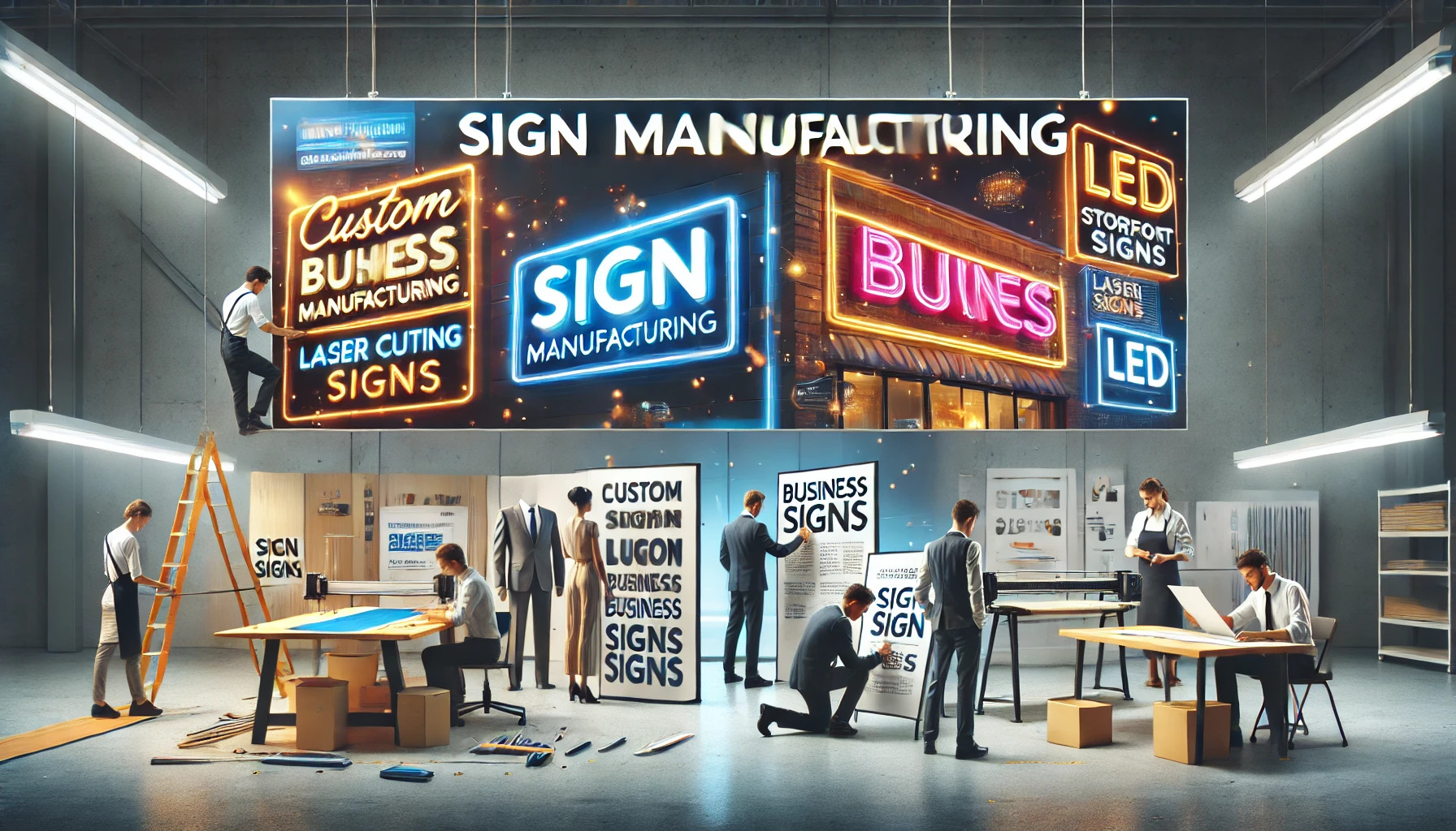 The Art and Science of Sign Manufacturing: Creating Impactful Business ...