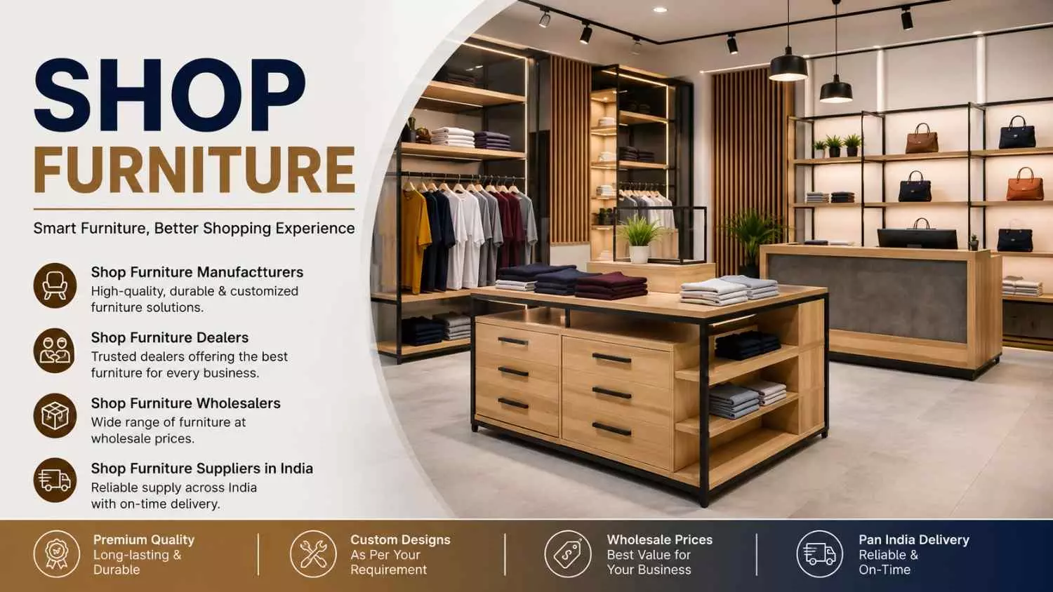 Benefits of Choosing Trusted Shop Furniture Suppliers in India