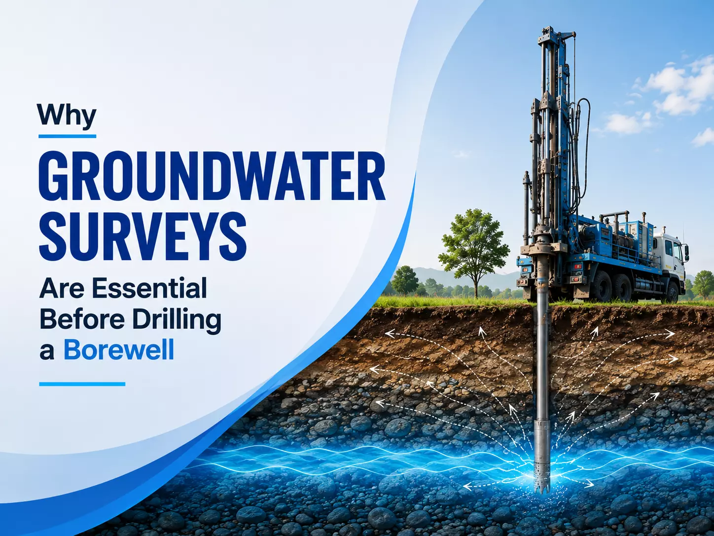 Why Groundwater Surveys Are Essential Before Drilling a Borewell