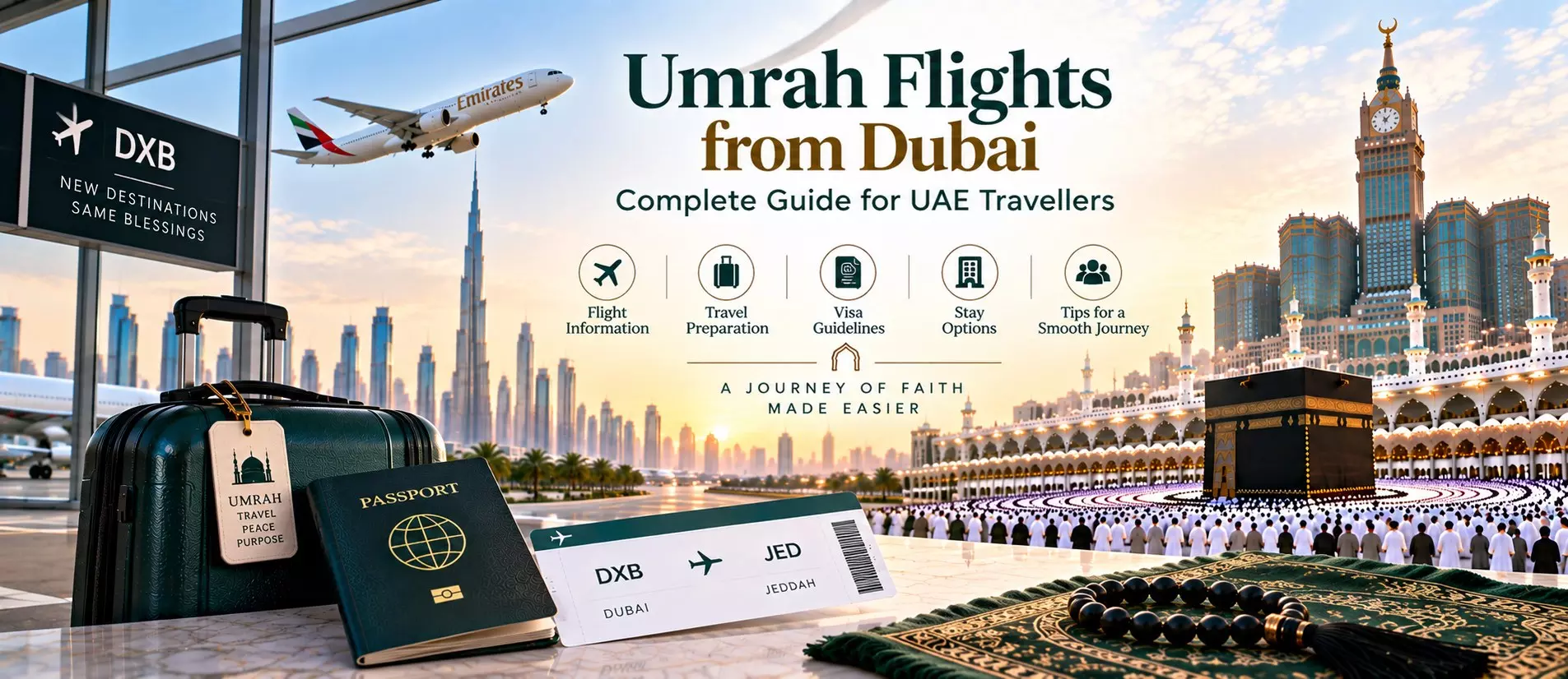 Umrah Flights from Dubai: Complete Guide for UAE Travellers