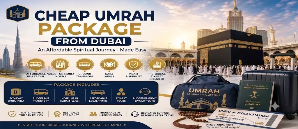 Things to Consider Before Booking a Cheap Umrah Package from Dubai
