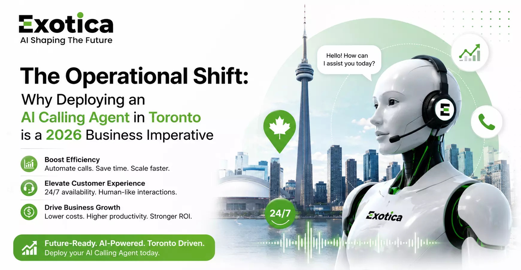 The Operational Shift: Why Deploying an AI Calling Agent in Toronto is a 2026 Business Imperative
