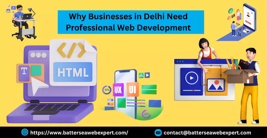 Why Businesses in Delhi Need Professional Web Development