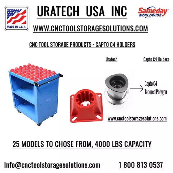 Uratech: High-Quality CNC Tool Storage for CAPTO C4 holders