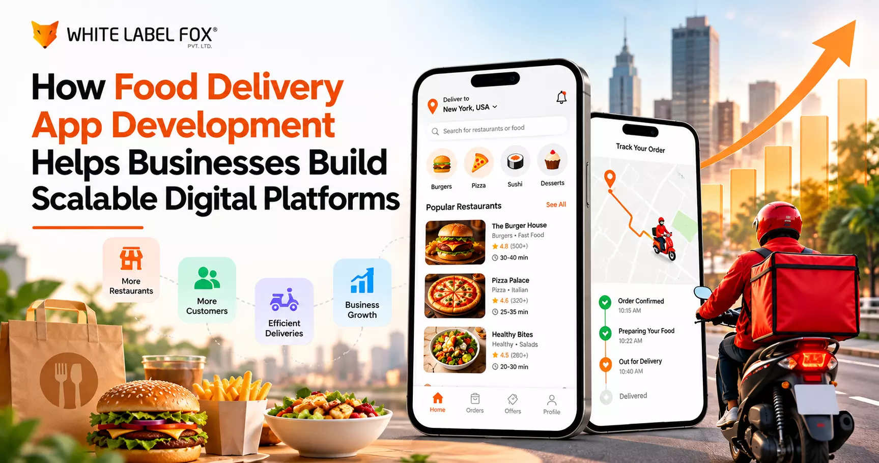 How Food Delivery App Development Helps Businesses Build Scalable Digital Platforms