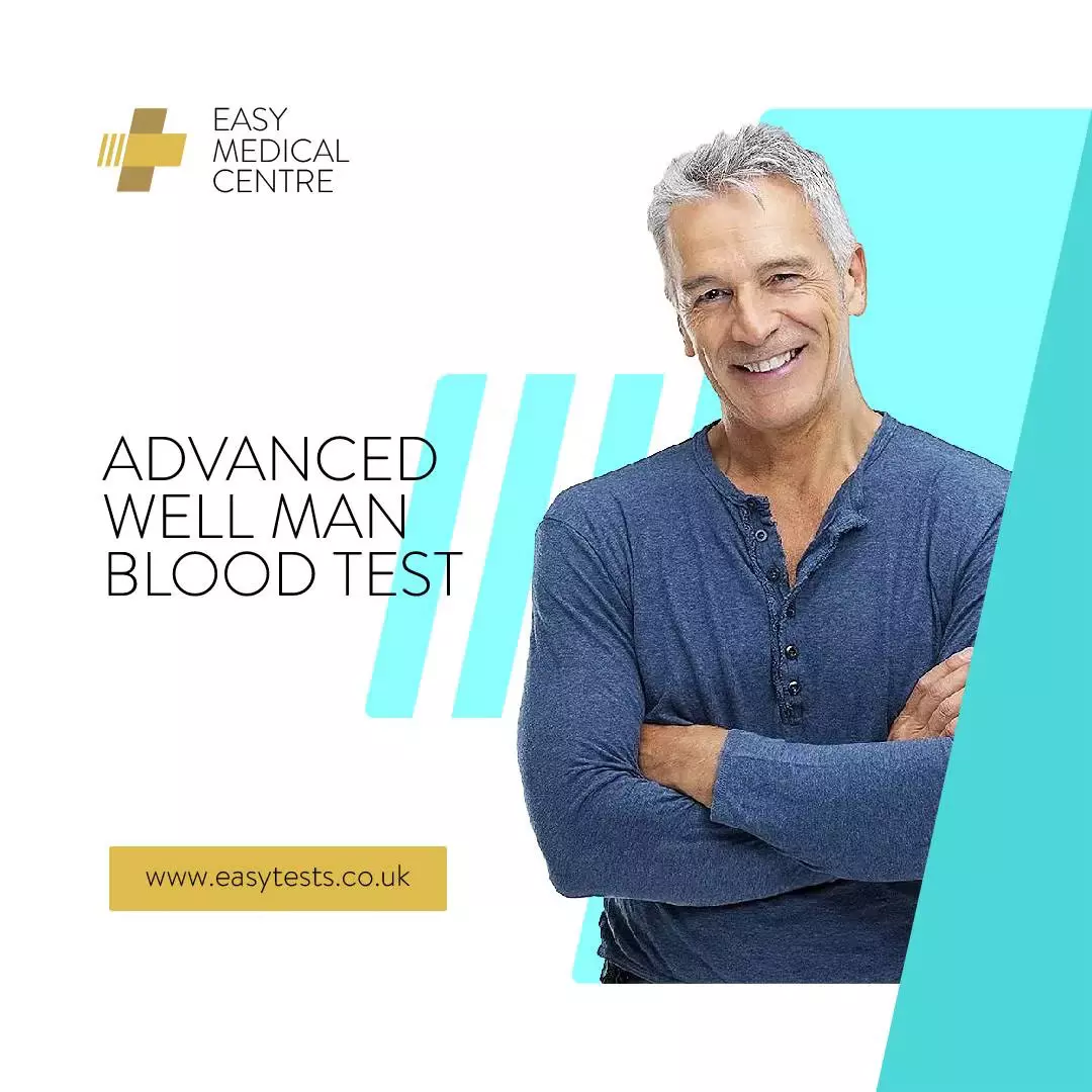 Advanced Well Man Blood Test in Crewe: Comprehensive Men's Health Screening at Easy Medical Centre
