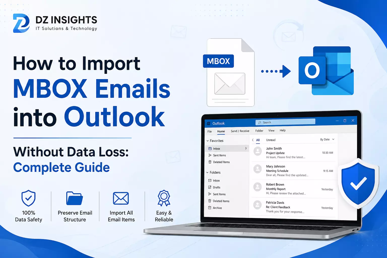 How to Import MBOX Emails into Outlook Without Data Loss: Complete Guide