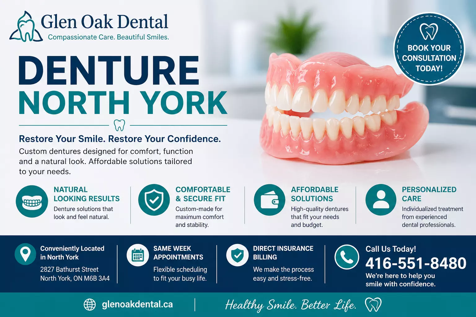 Denture North York: How to Choose the Best Dentures for a Natural Smile