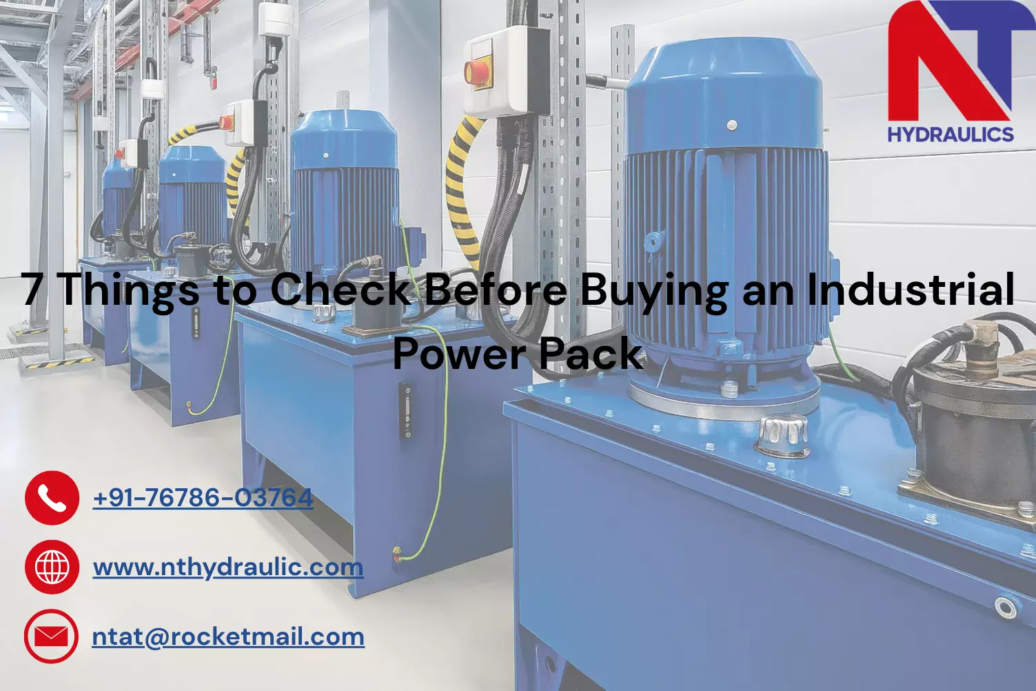 7 Things to Check Before Buying an Industrial Power Pack