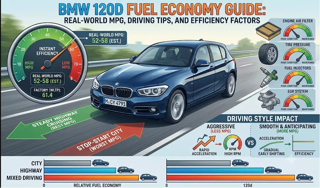 BMW 120D Fuel Economy Guide: Real-World MPG, Driving Tips, and Efficiency Factors