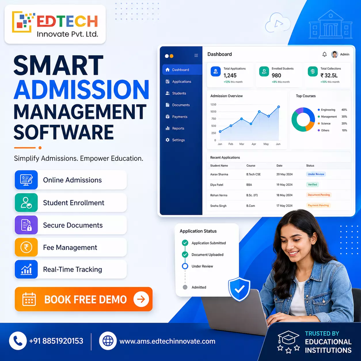 Top Benefits of Using Online Admission Software for Admissions