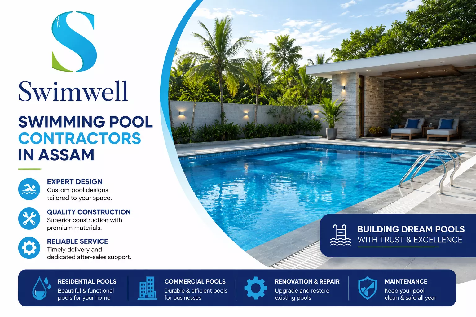 How Do I Choose the Best Swimming Pool Contractor in Assam?