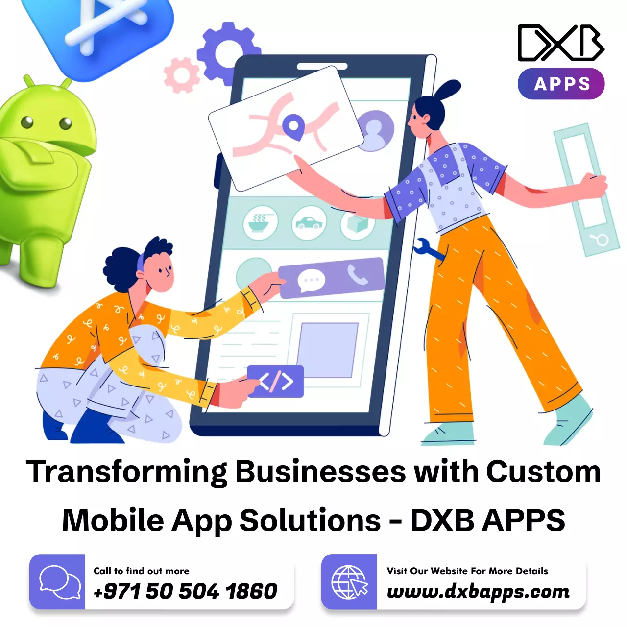 Get the advanced app development Dubai services by experts at DXB APPS