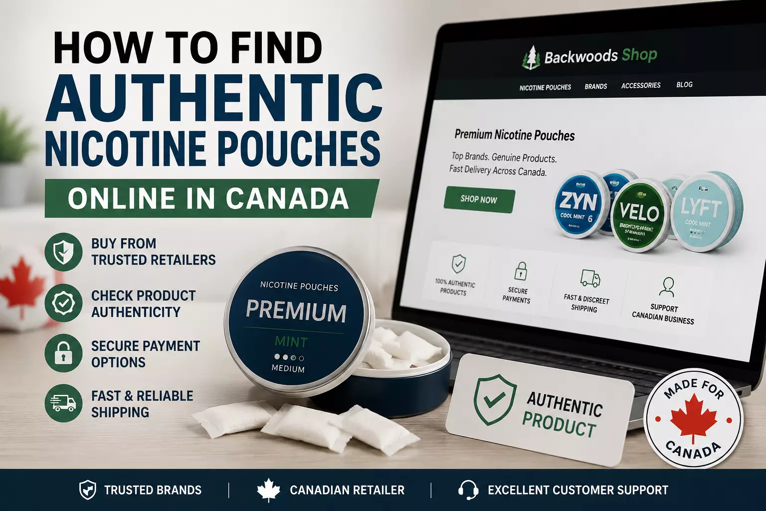 How to Find Authentic Nicotine Pouches Online in Canada