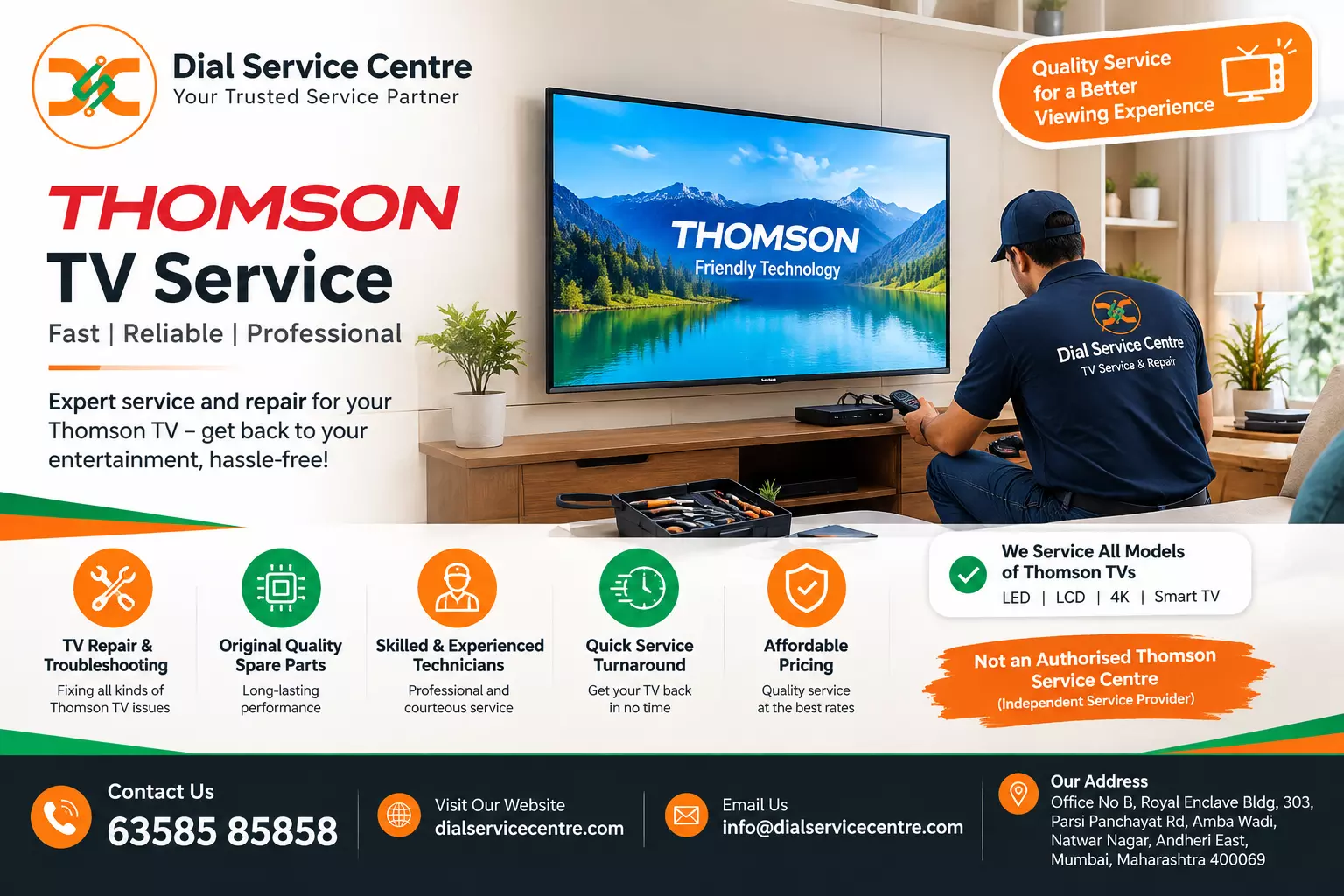 Need Help From a Thomson TV Service Center?