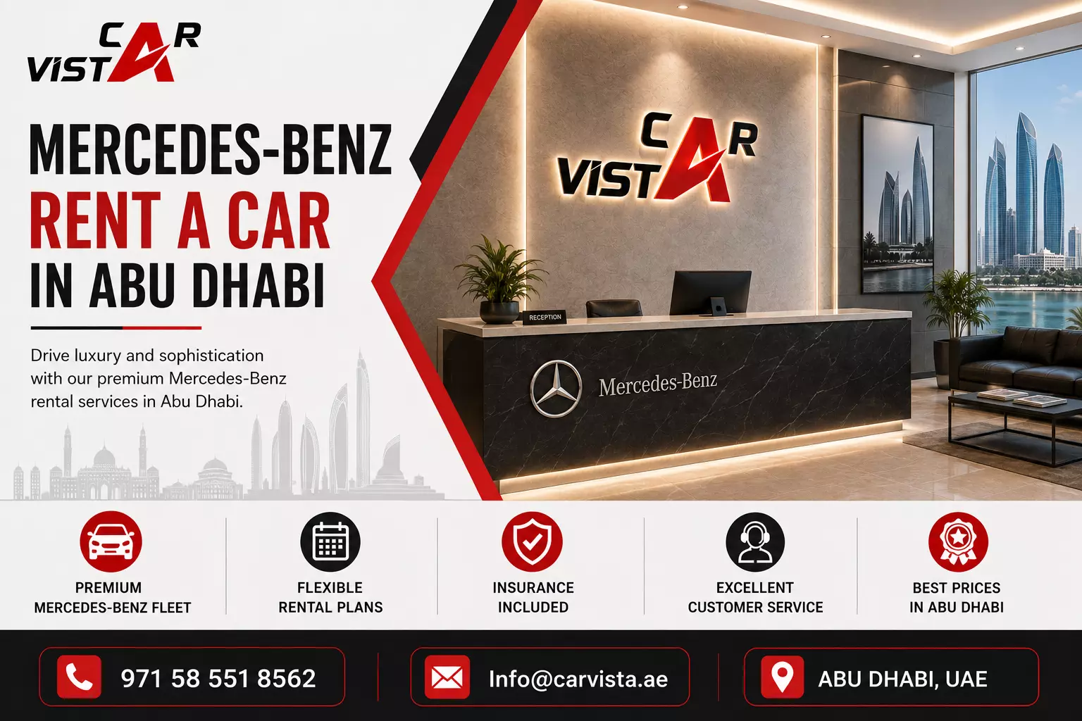 Where Can You Book a Top Mercedes-Benz Rent a Car in Abu Dhabi?