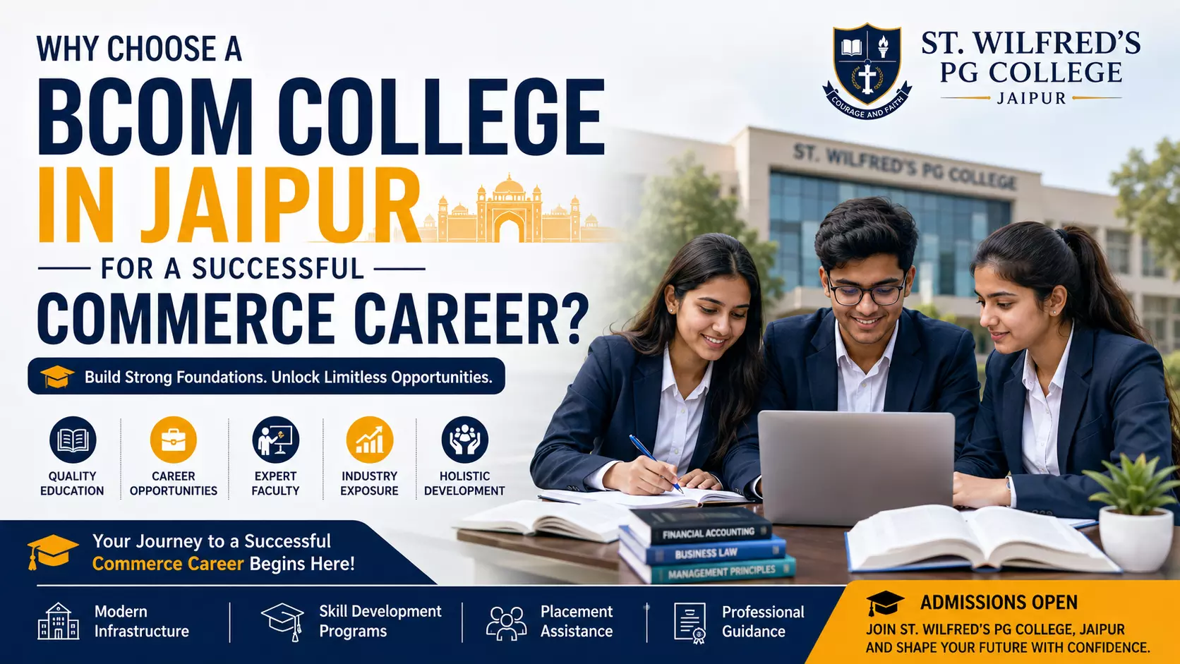 Why Choose a BCom College in Jaipur for a Successful Commerce Career?
