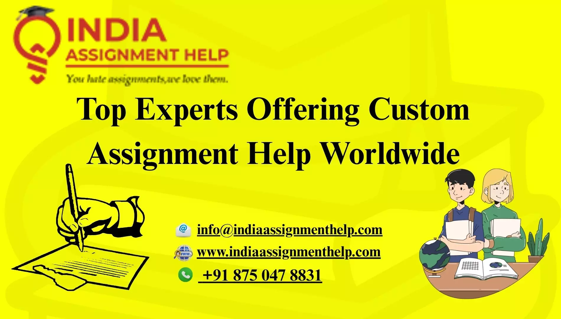 Top Experts Offering Custom Assignment Help Worldwide