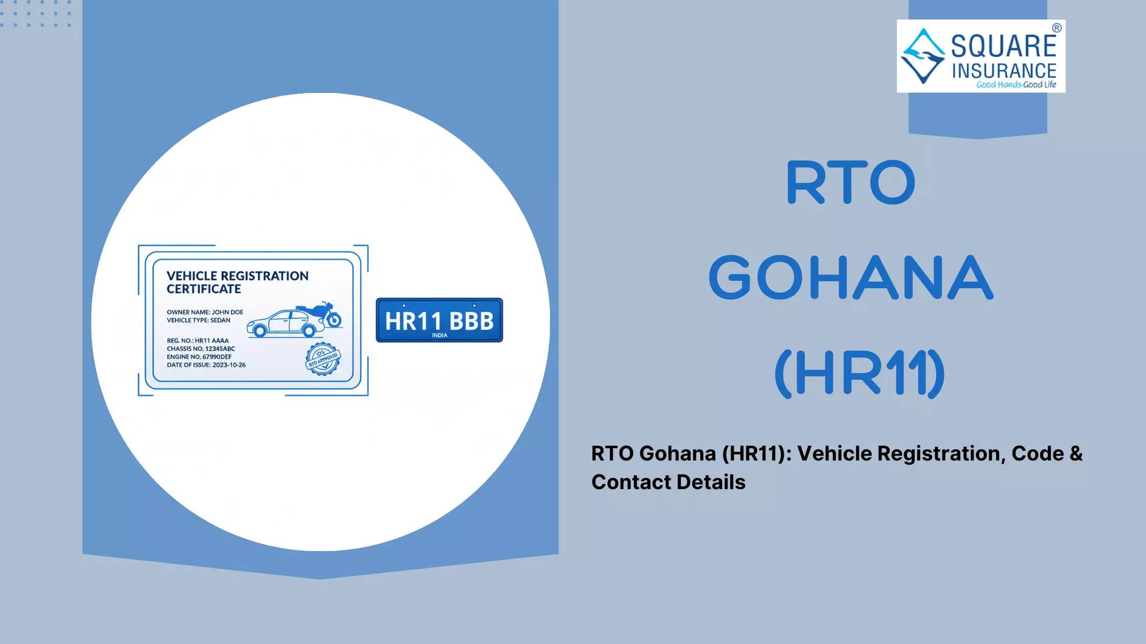 RTO Gohana (HR11): Vehicle Registration, Code & Contact Details
