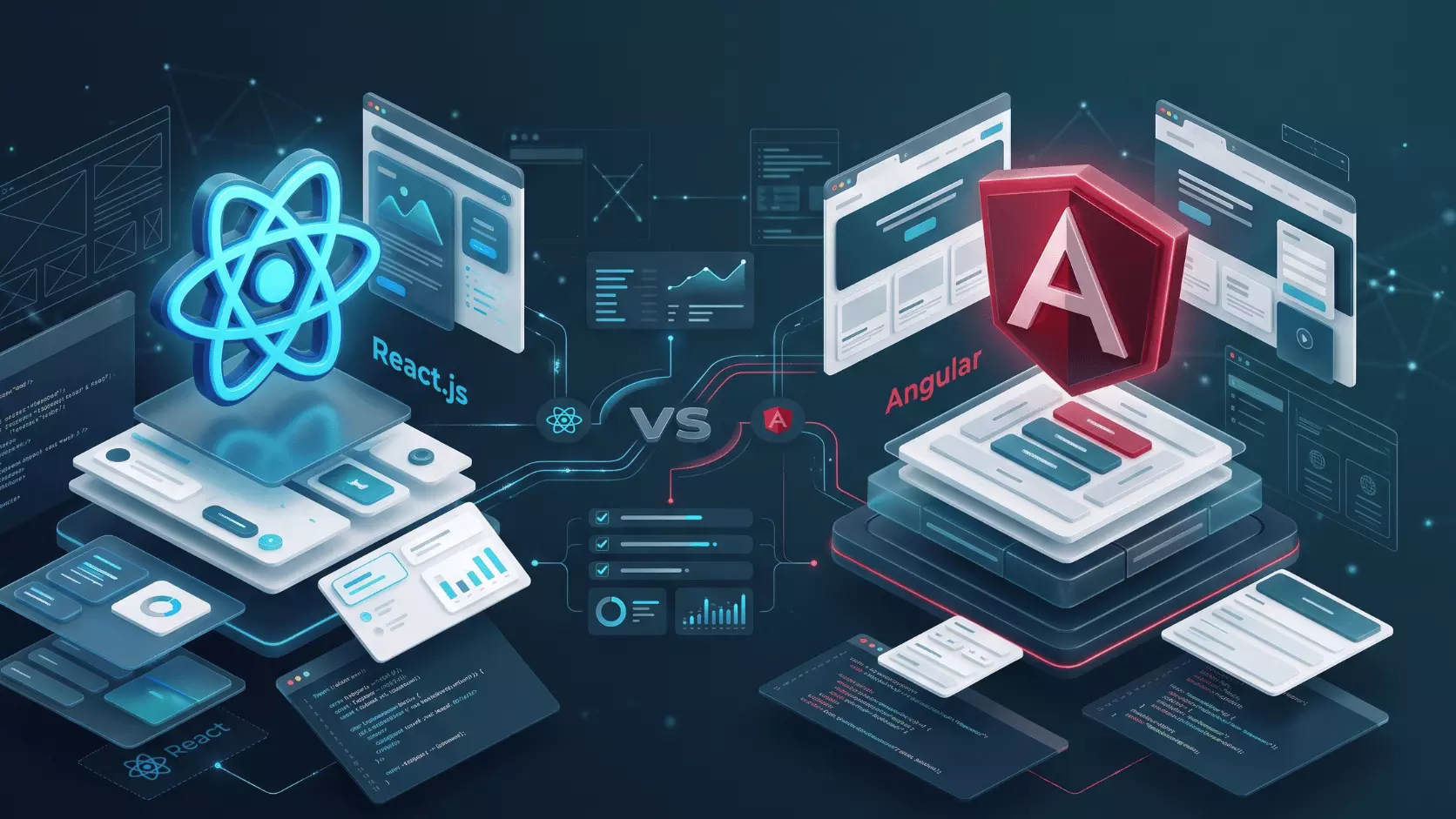 React.js vs. Angular: Choosing the Right Framework for Your Web Project