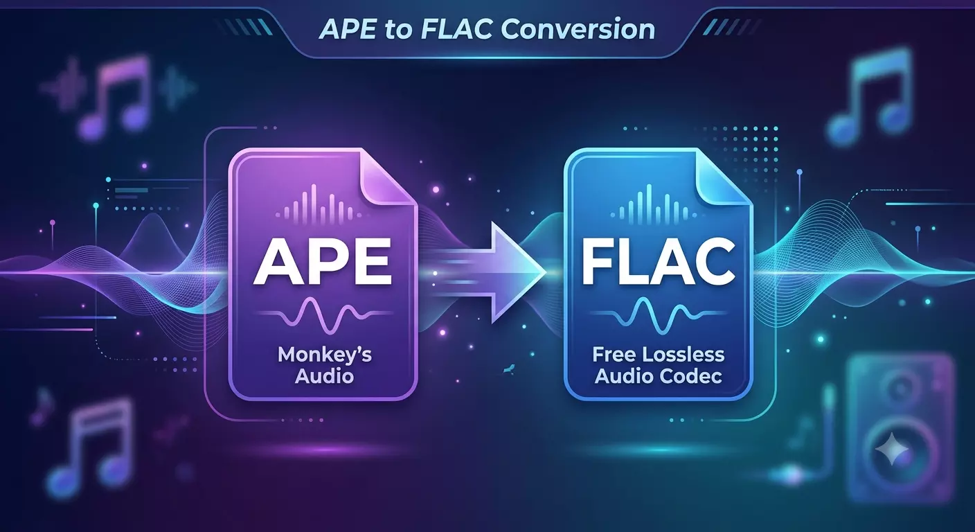 Convert APE to FLAC for Better Compatibility
