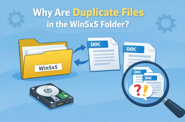 Why are Duplicate Files in the Winsxs Folder?