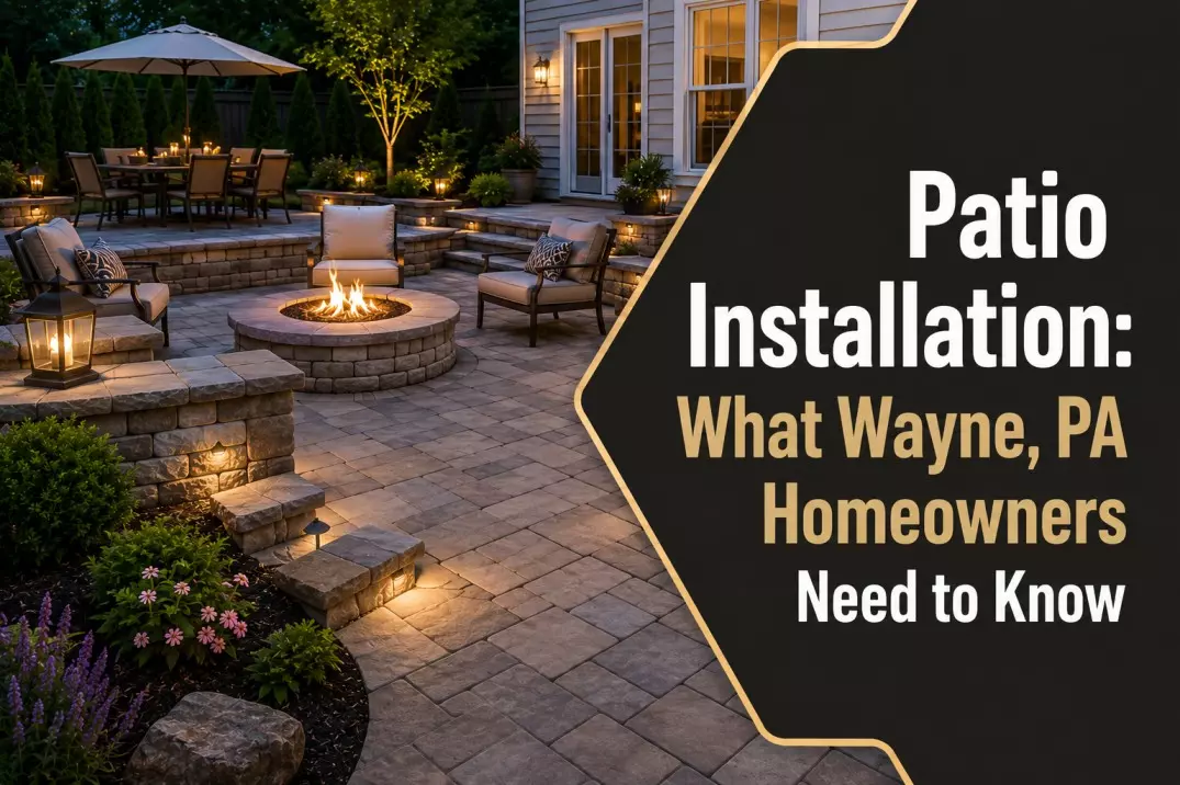 Patio Installation: A Practical Guide for Wayne, PA Homeowners