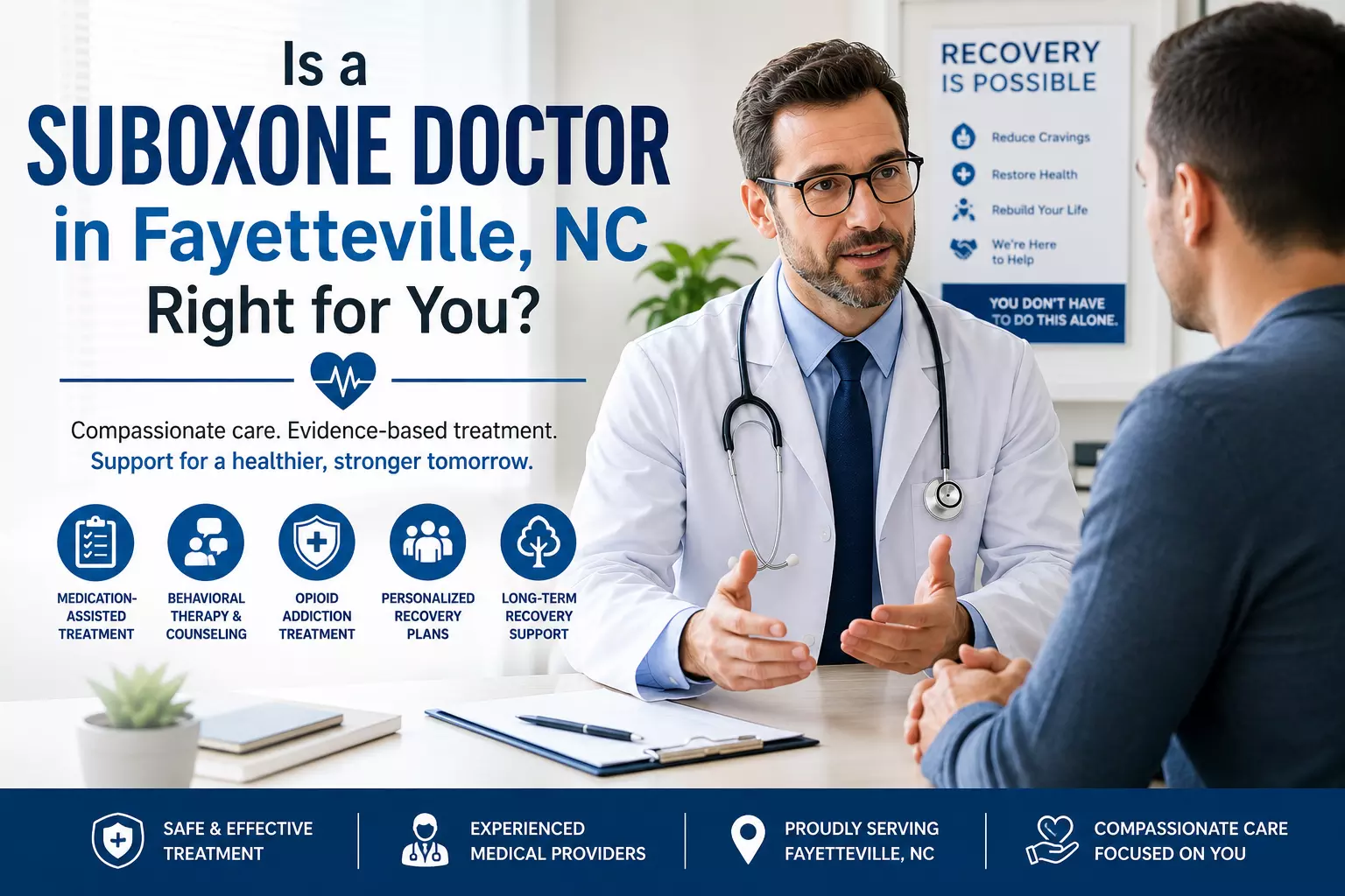 Is a Suboxone Doctor in Fayetteville, NC Right for You?