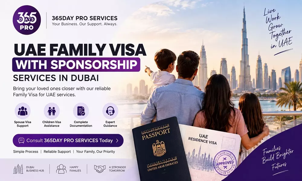 UAE Family Visa With Sponsorship Services in Dubai