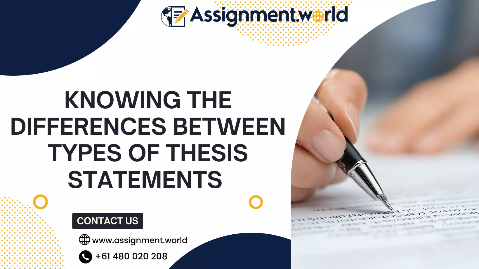 Knowing The Differences Between Types Of Thesis Statements