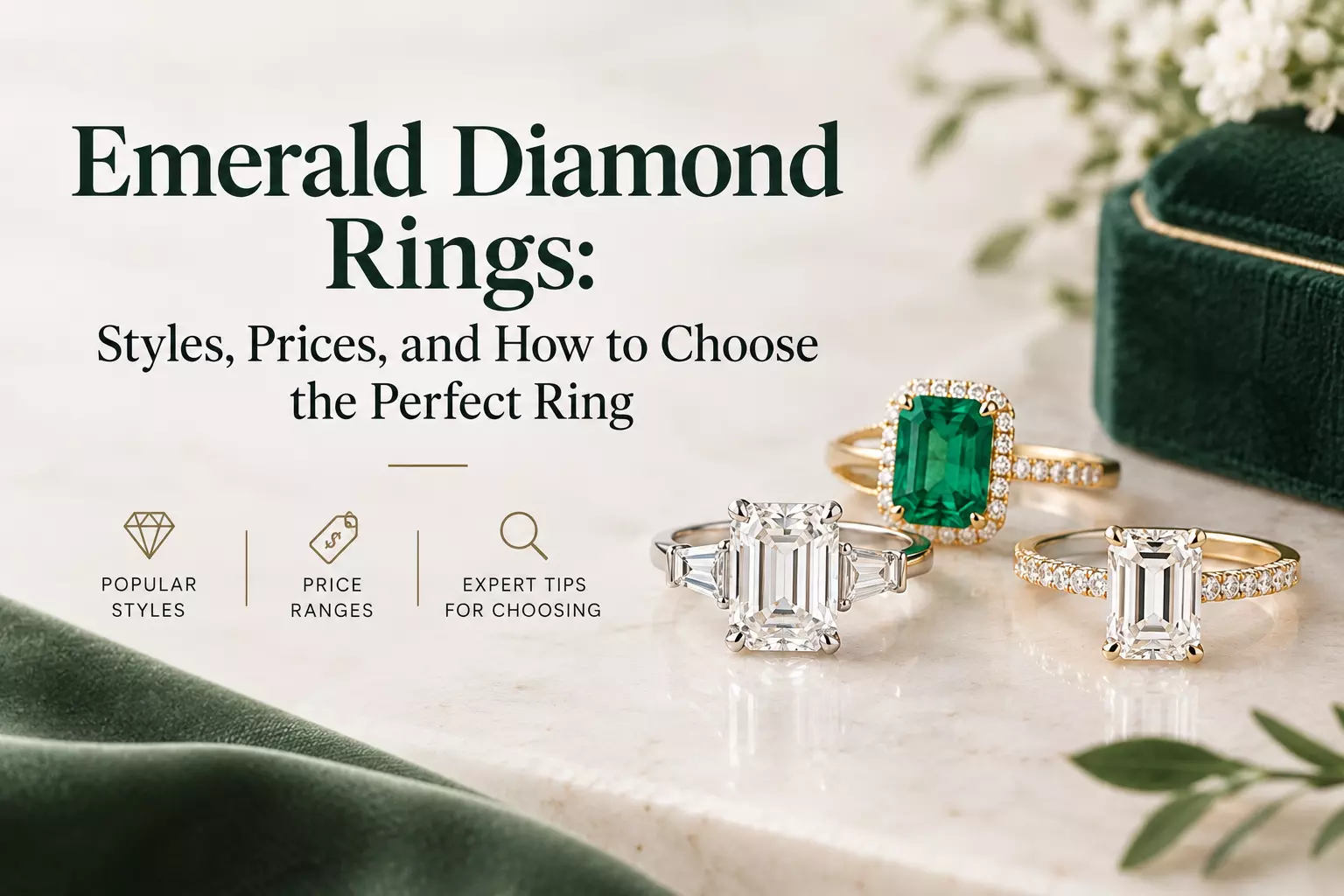 Emerald Diamond Rings: Styles, Prices, and How to Choose the Perfect Ring