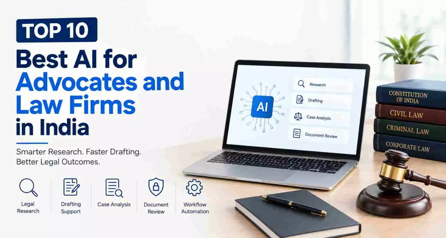 Top 10 Best AI for Advocates and Law Firms in India