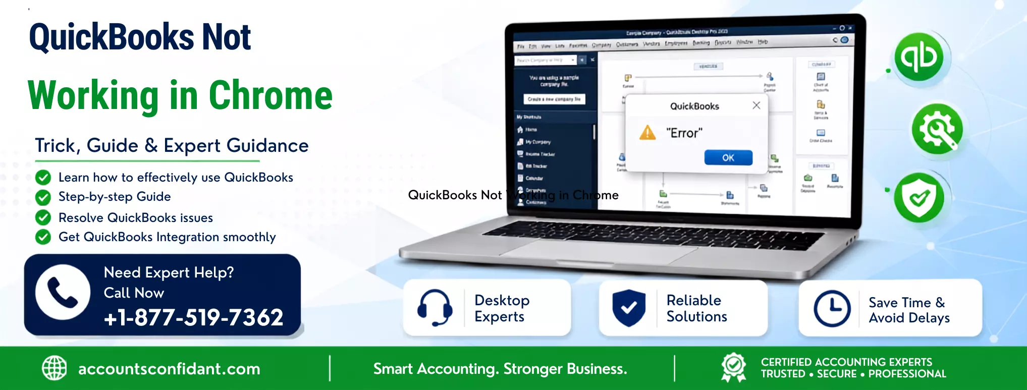 QuickBooks Not Working in Chrome: Causes and Proven Fixes