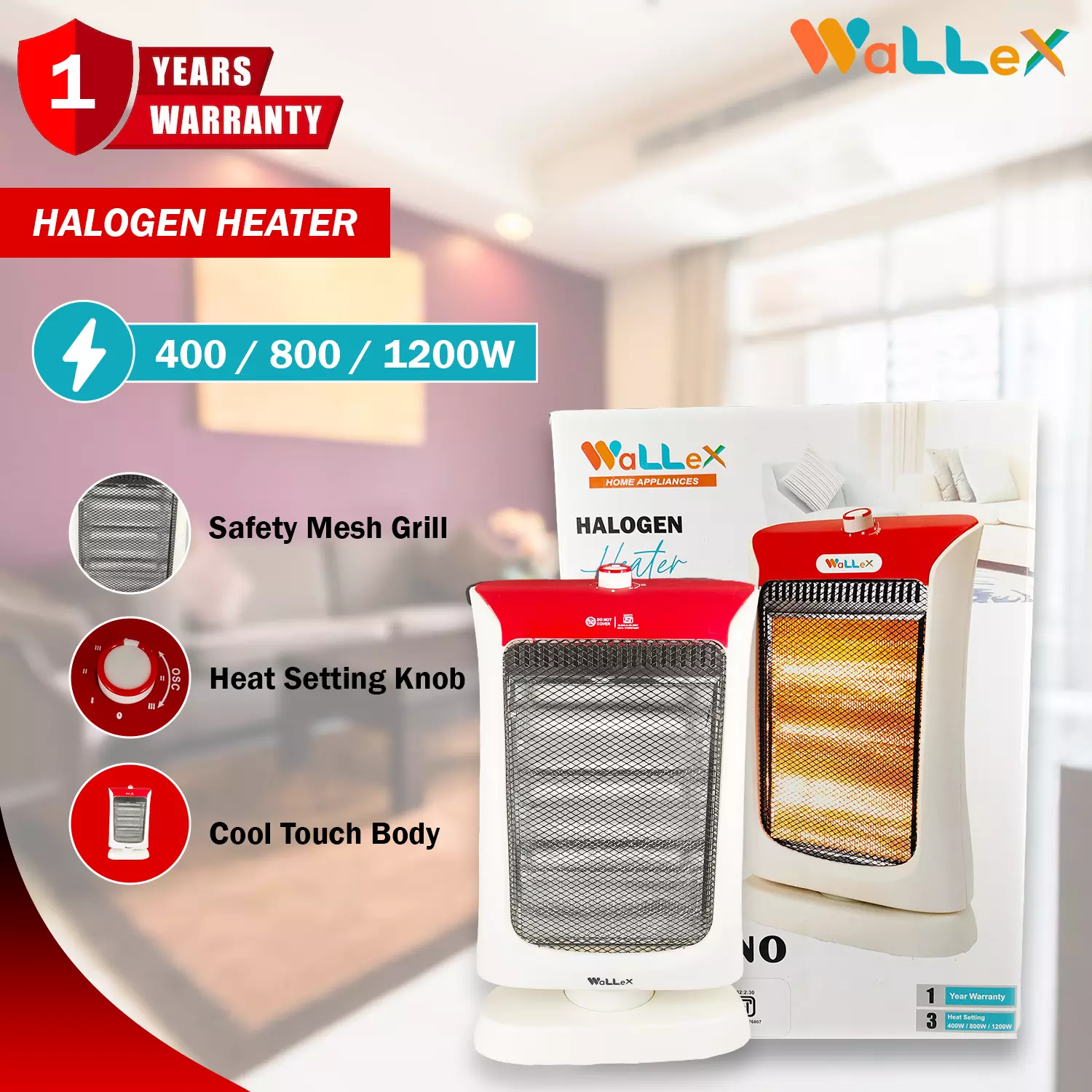 Wallex Halogen Room Heater: Features, Benefits, Uses, and Buying Guide