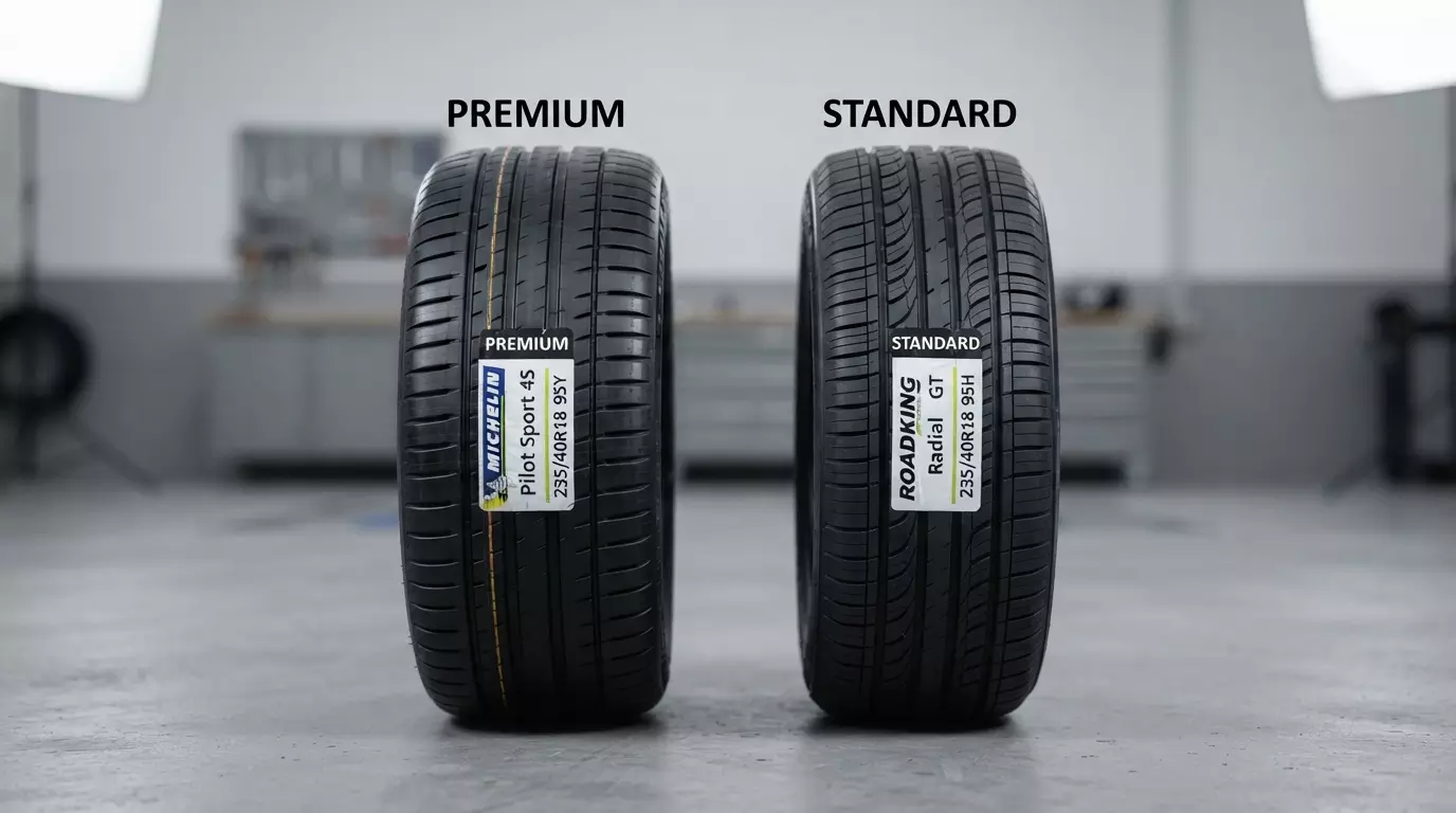 How to Choose Between Premium and Budget Tyres