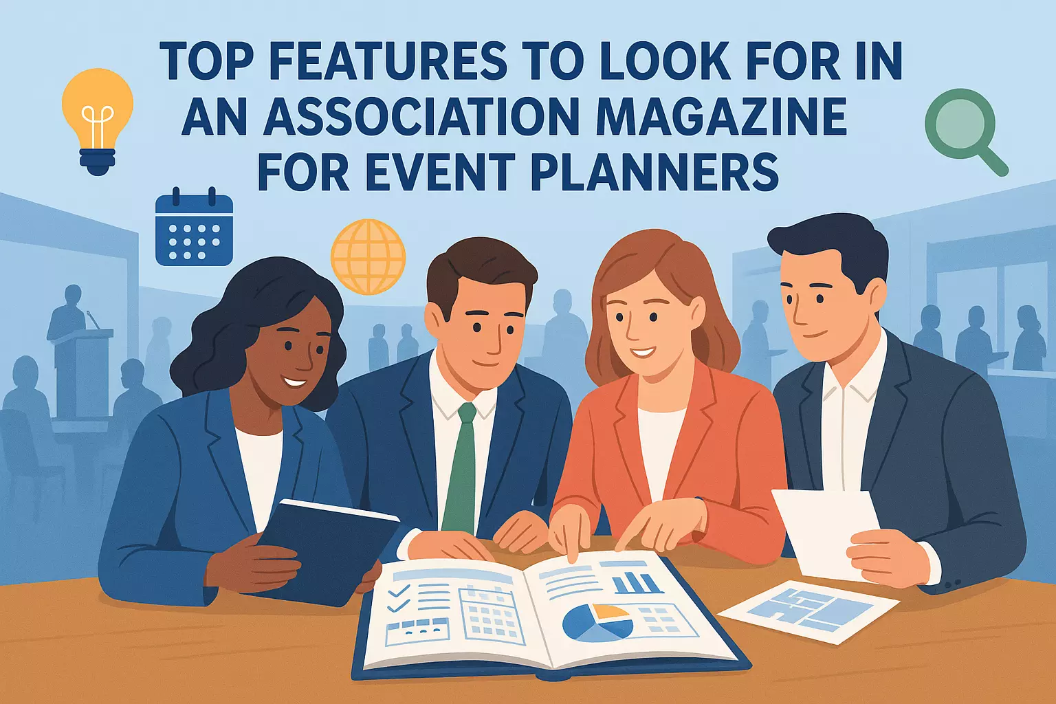 Top Features to Look For in an Association Magazine for Event Planners