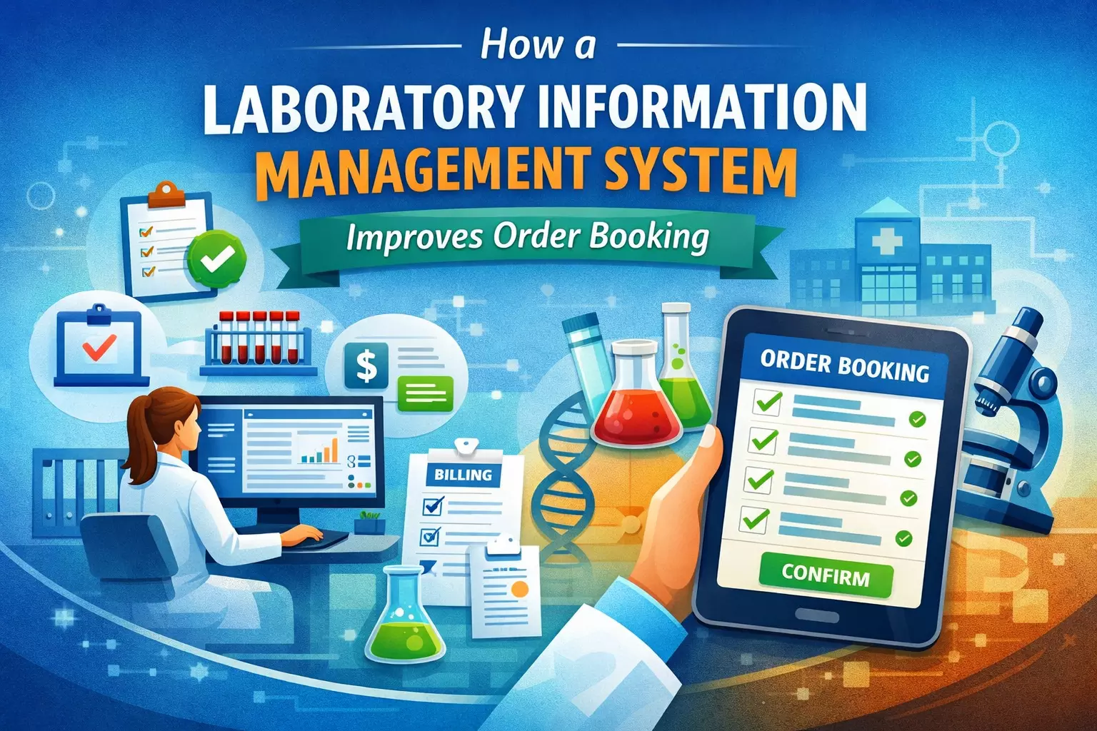 How a Laboratory Information Management System Improves Order Booking