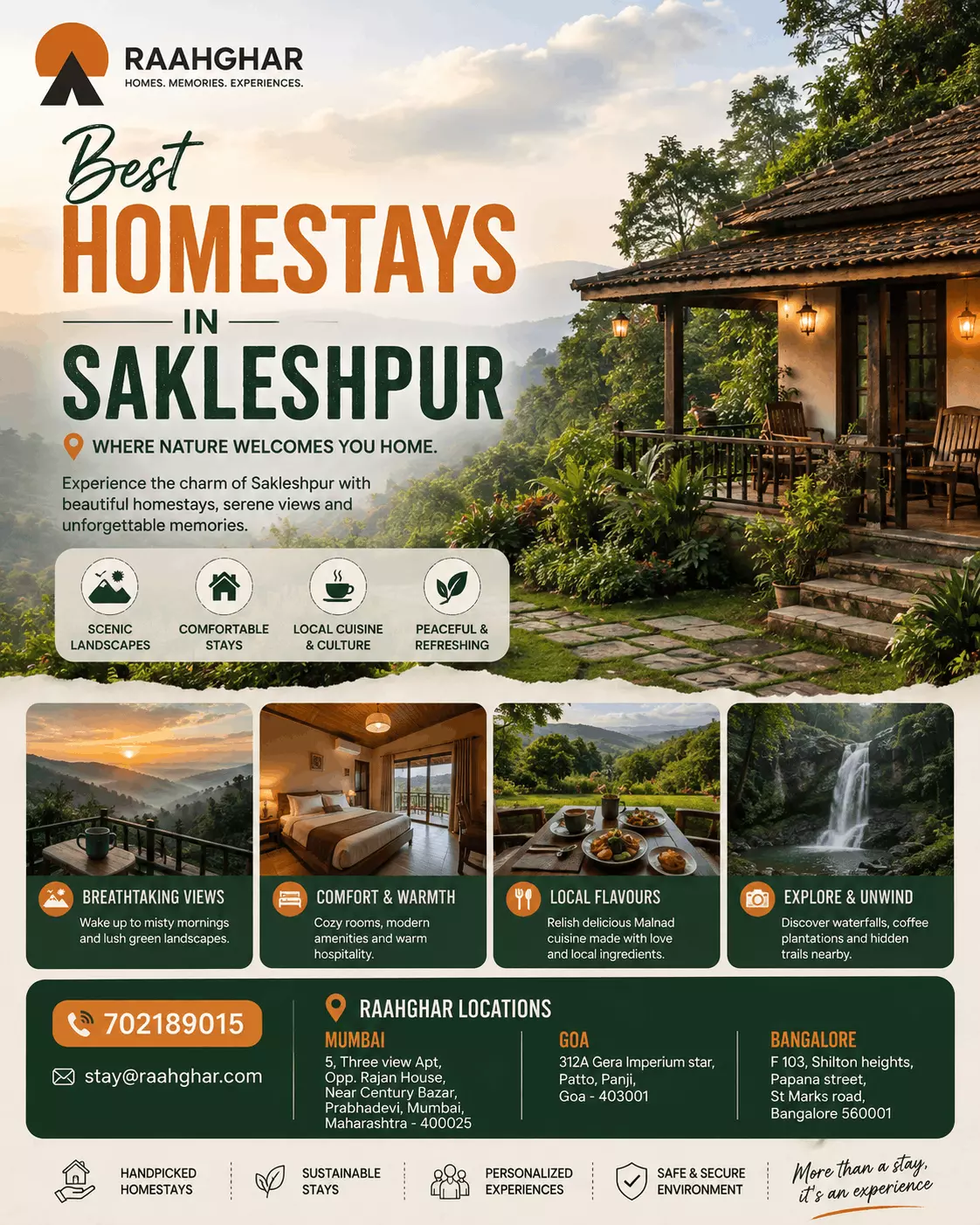 What Makes the Best Homestays in Sakleshpur Popular?