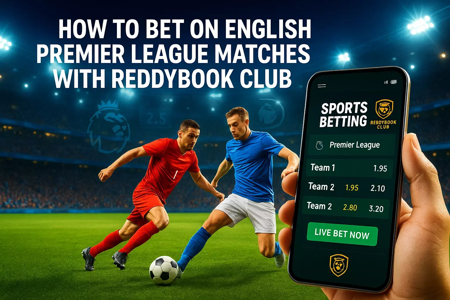How to Bet on English Premier League Matches with Reddybook Club