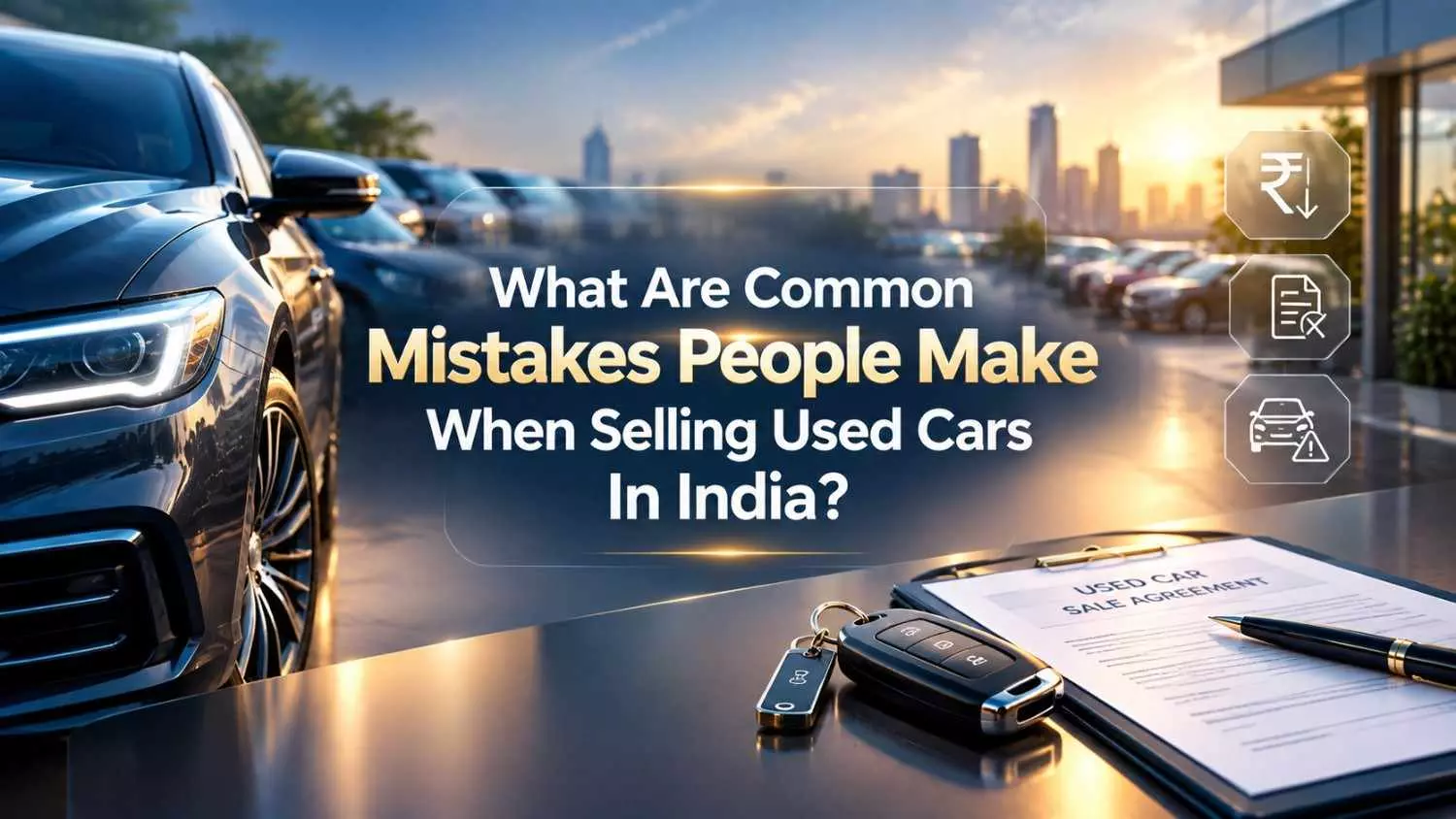 What Are Common Mistakes People Make When Selling Used Cars In India?