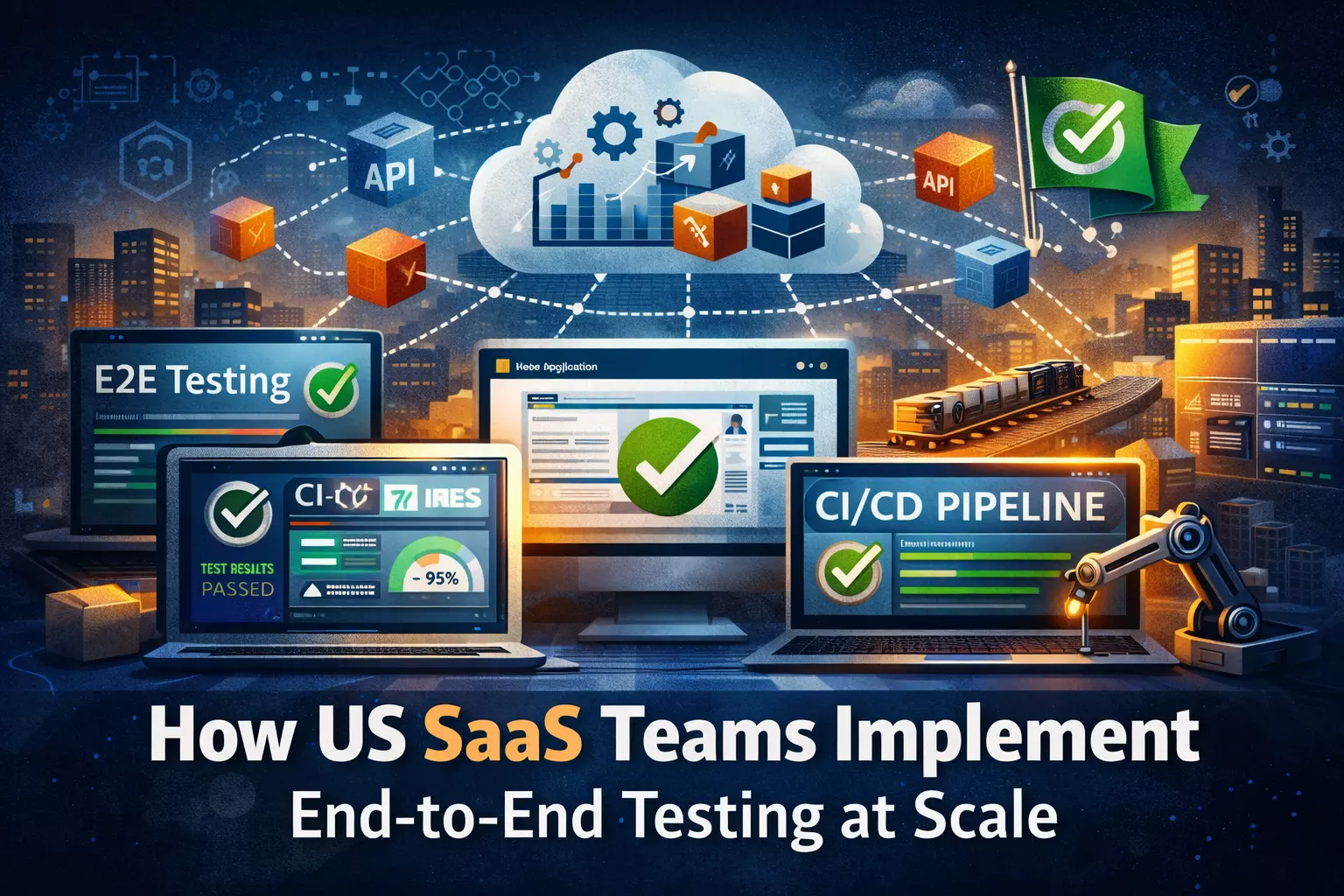 How US SaaS Teams Implement End-to-End Testing at Scale