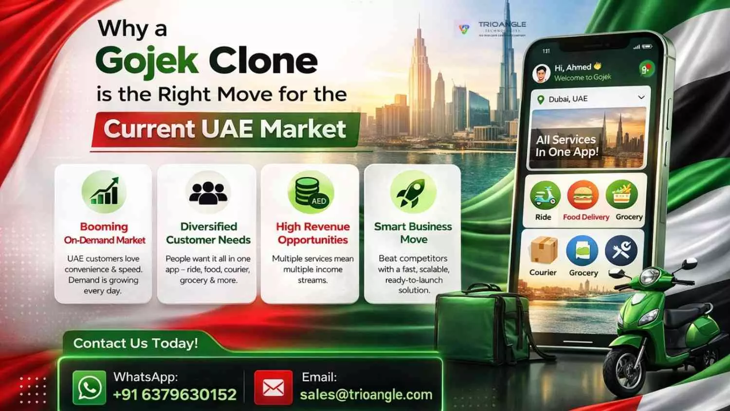 Why a Gojek Clone is the Right move for the Current UAE market
