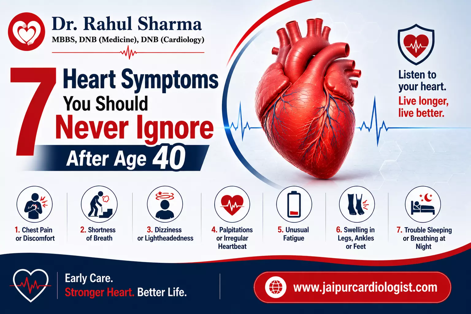7 Heart Symptoms You Should Never Ignore After Age 40