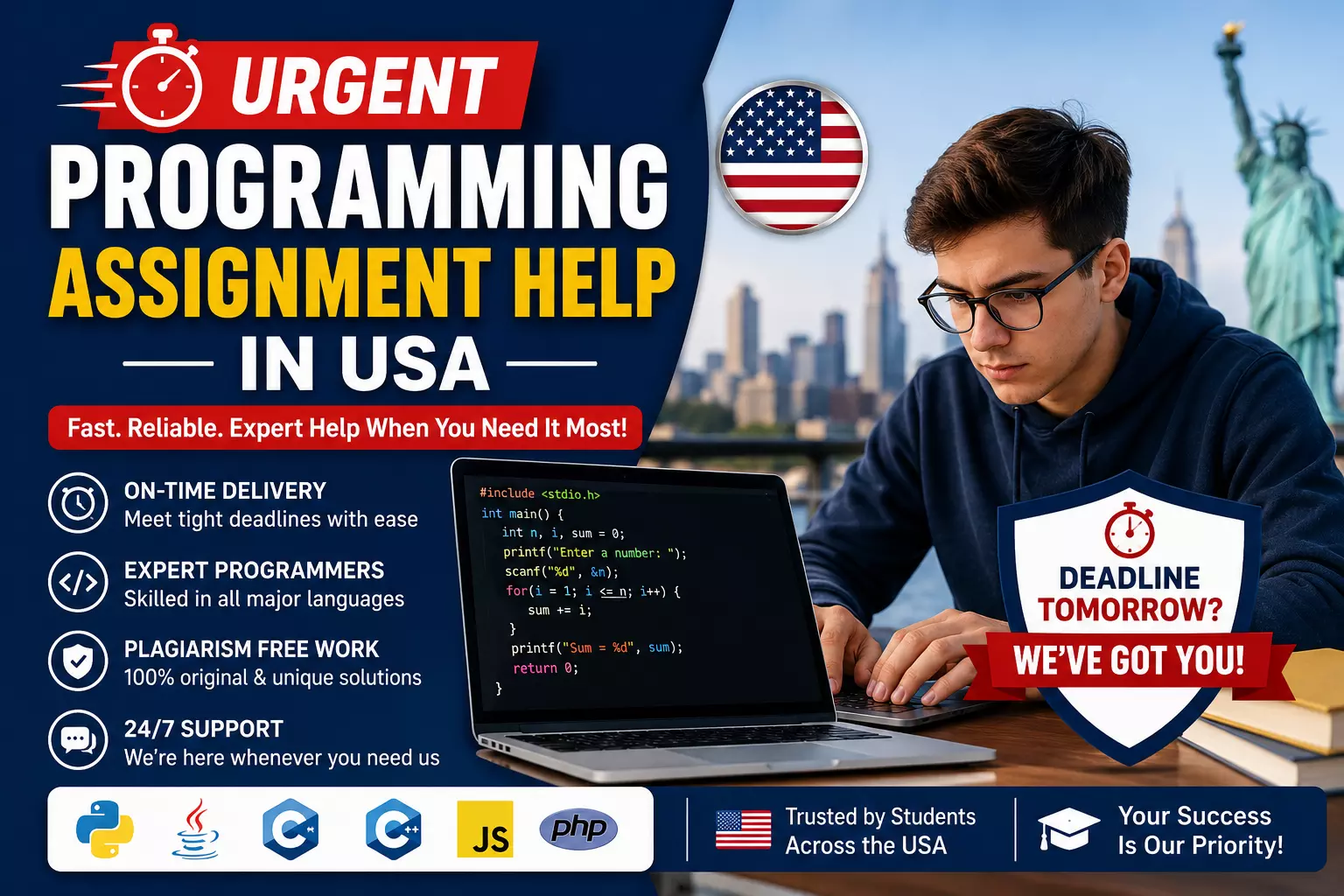 Urgent Programming Assignment Help: The Fast and Reliable Solution for Last-Minute Coding Challenges