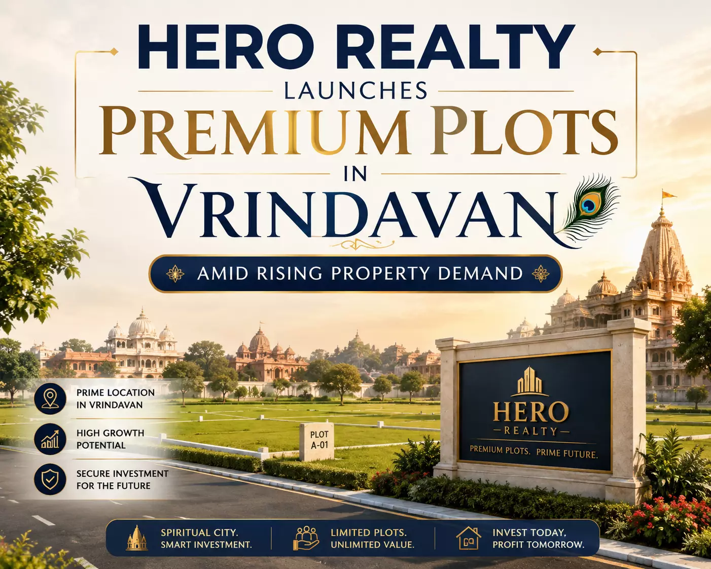 Hero Homes Vrindavan – Residential Plots in a Fast Growing Destination