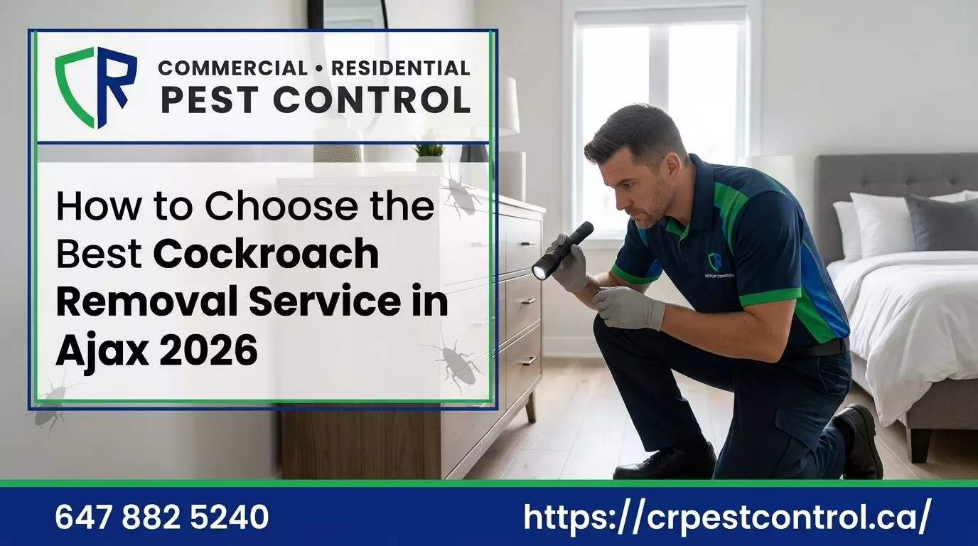 How to Choose the Best Cockroach Removal Service in Ajax 2026