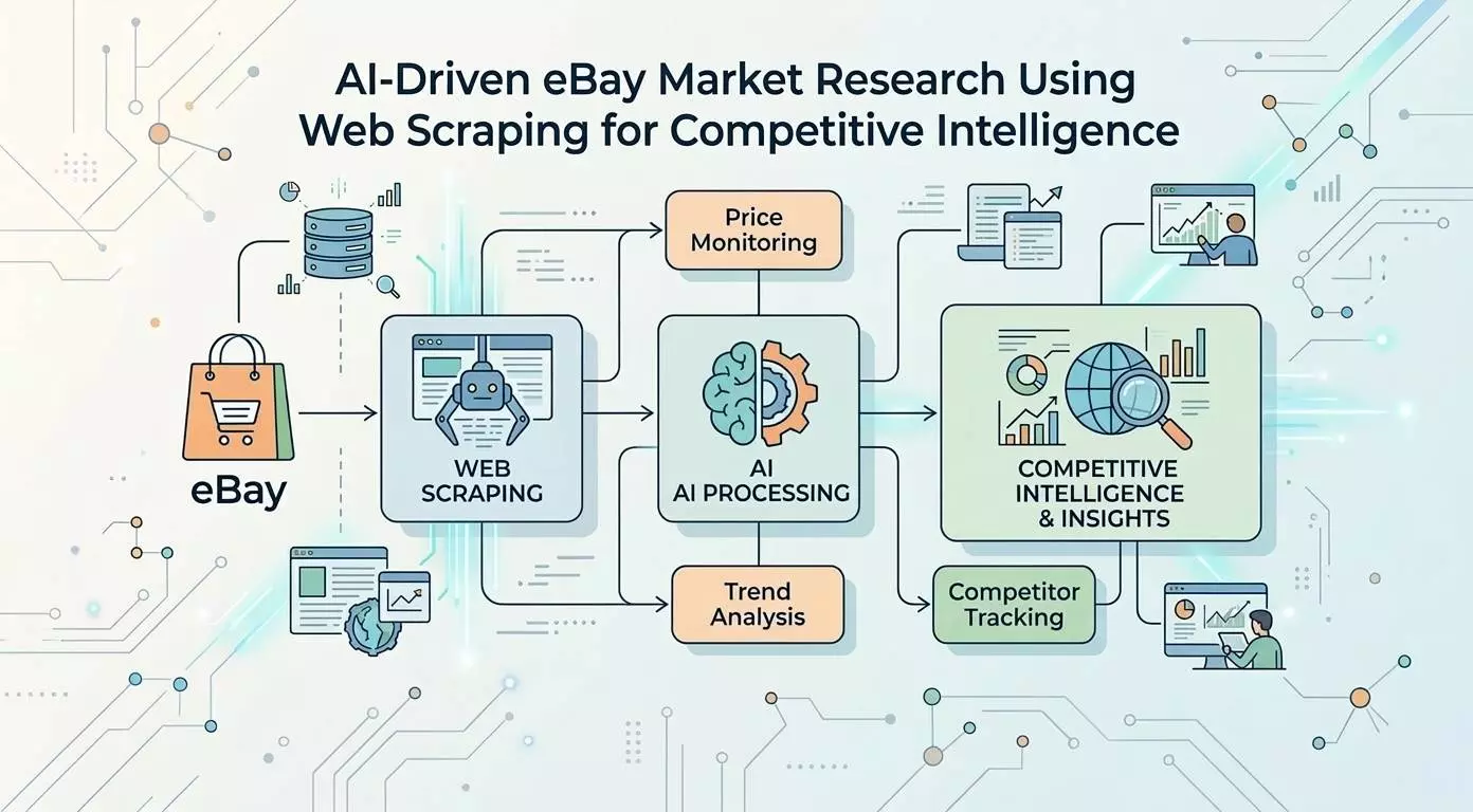 AI-Driven eBay Market Research Using Web Scraping for Competitive Intelligence
